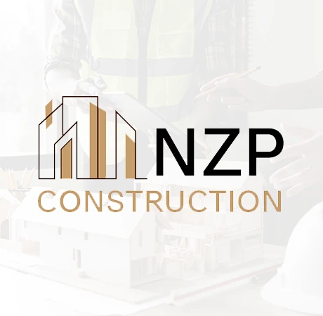 Minimalist Austin construction logo design for a building contractor